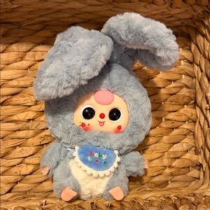 Blue Bunny - Lily Rabbit Town Plush Series - Baby Three